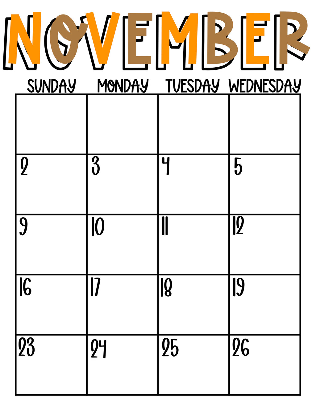 Basic Teacher Planner Oct 2025- May 2026