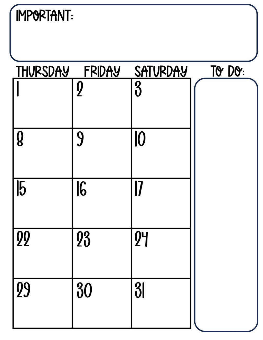 Basic Teacher Planner Oct 2025- May 2026