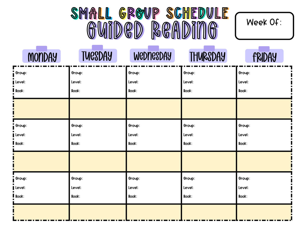 Guided Reading Organization Pack