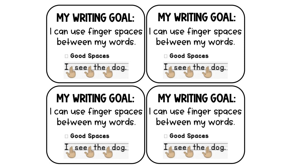 Student Writing Goals Keyring
