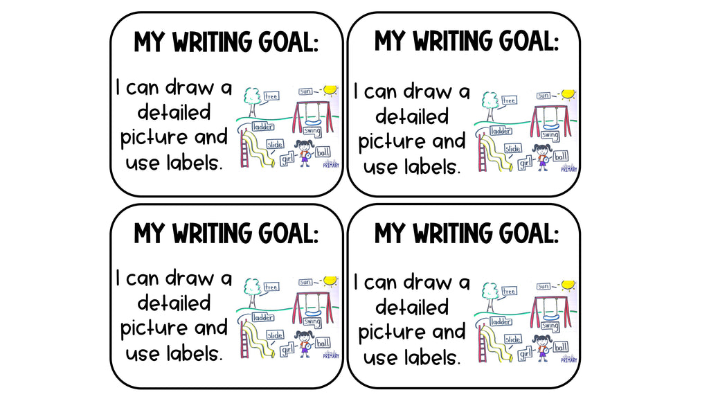 Student Writing Goals Keyring